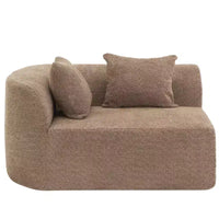 Christopher Knight Home 116 canapé sectionnel courbé moderne avec mousse haute densité et 4 coussins