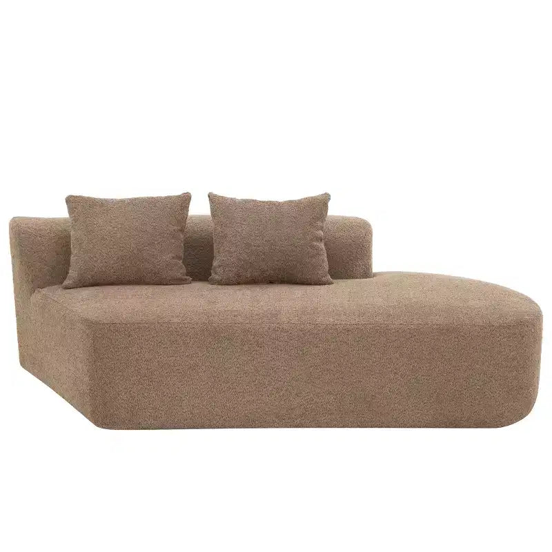 Christopher Knight Home 116 canapé sectionnel courbé moderne avec mousse haute densité et 4 coussins