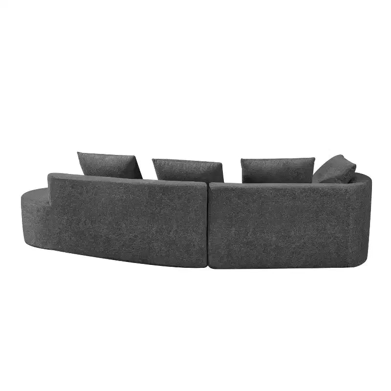 Christopher Knight Home 116 canapé sectionnel courbé moderne avec mousse haute densité et 4 coussins