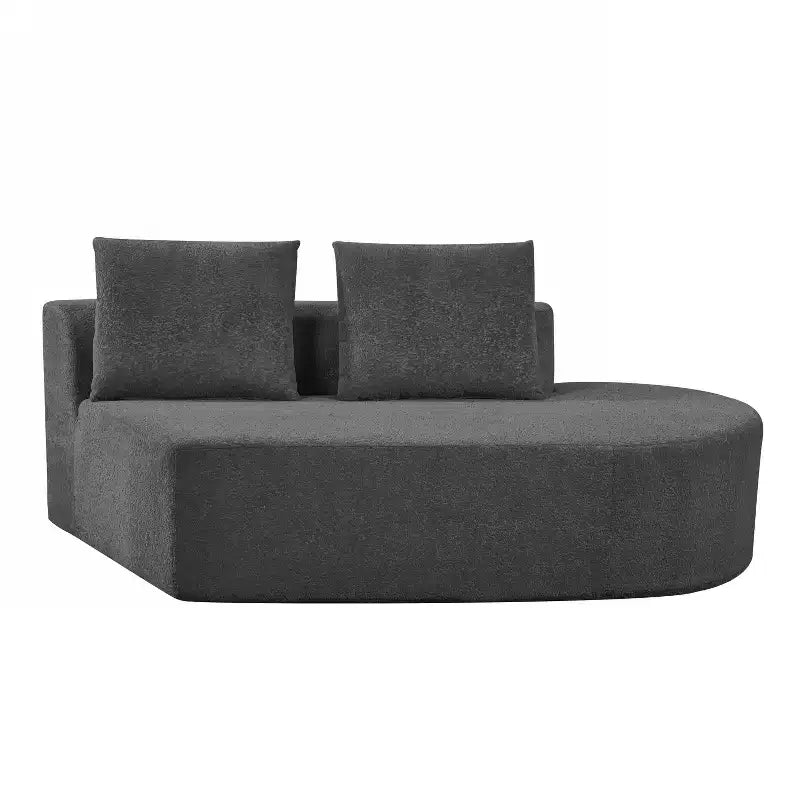 Christopher Knight Home 116 canapé sectionnel courbé moderne avec mousse haute densité et 4 coussins