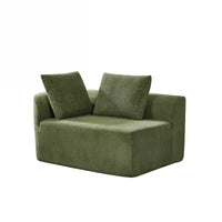 Christopher Knight Home 116 canapé sectionnel courbé moderne avec mousse haute densité et 4 coussins