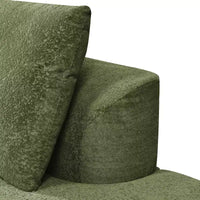 Christopher Knight Home 116 canapé sectionnel courbé moderne avec mousse haute densité et 4 coussins