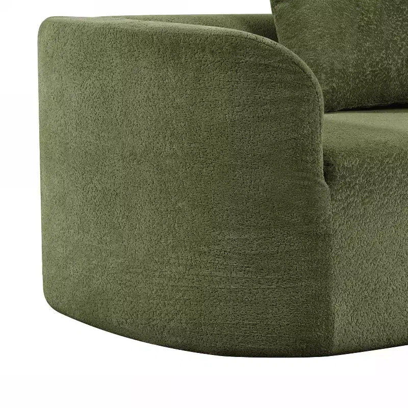 Christopher Knight Home 116 canapé sectionnel courbé moderne avec mousse haute densité et 4 coussins
