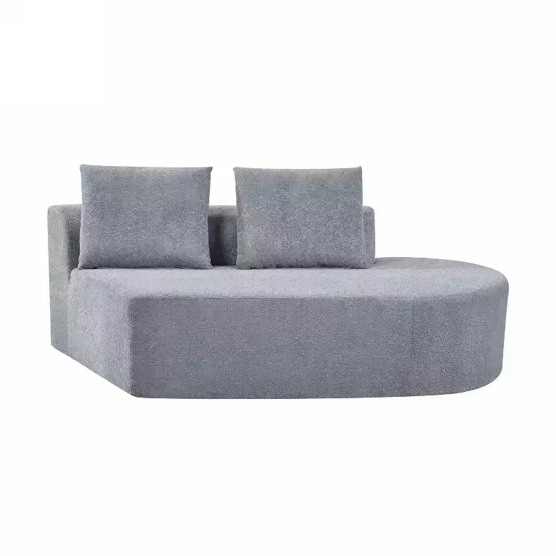 Christopher Knight Home 116 canapé sectionnel courbé moderne avec mousse haute densité et 4 coussins