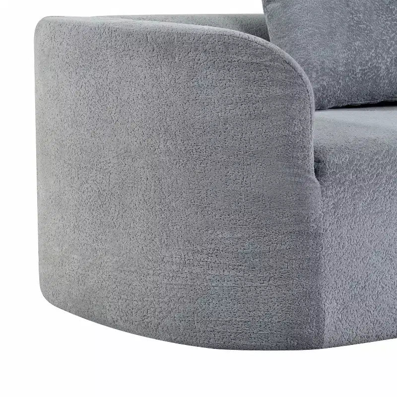 Christopher Knight Home 116 canapé sectionnel courbé moderne avec mousse haute densité et 4 coussins