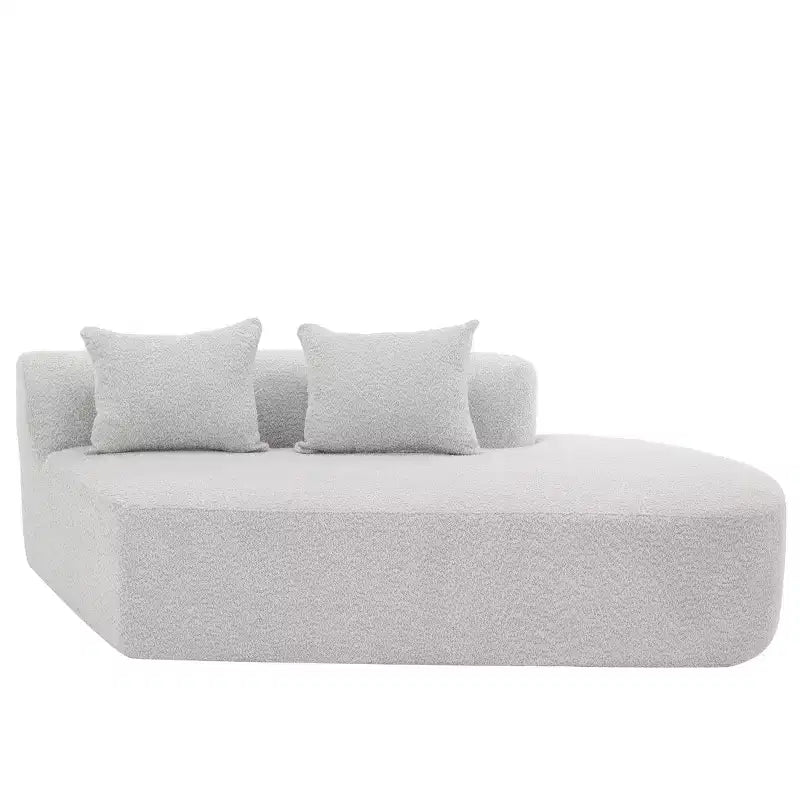 Christopher Knight Home 116 canapé sectionnel courbé moderne avec mousse haute densité et 4 coussins
