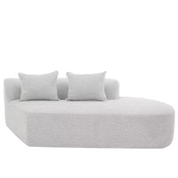 Christopher Knight Home 116 canapé sectionnel courbé moderne avec mousse haute densité et 4 coussins