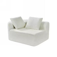 Christopher Knight Home 116 canapé sectionnel courbé moderne avec mousse haute densité et 4 coussins