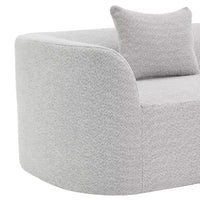 Christopher Knight Home 116 canapé sectionnel courbé moderne avec mousse haute densité et 4 coussins