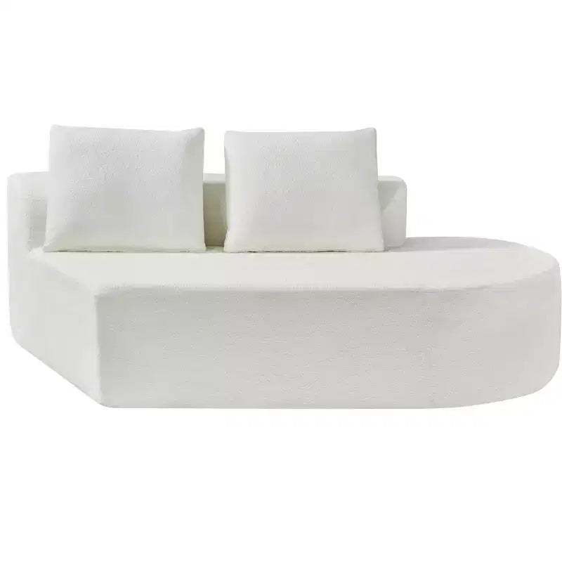 Christopher Knight Home 116 canapé sectionnel courbé moderne avec mousse haute densité et 4 coussins