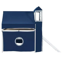 Lit mezzanine taille Twin Whisen avec tente et tour