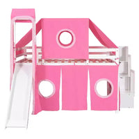 Lit mezzanine taille Twin Whisen avec tente et tour