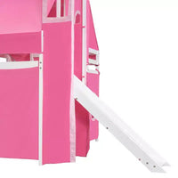 Lit mezzanine taille Twin Whisen avec tente et tour