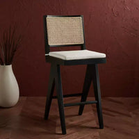 Tabouret de bar Colette en rotin - SFV4134 - Safavieh Couture