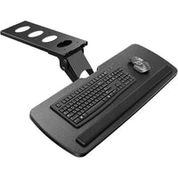 HUANUO Plateau de clavier sous le bureau, réglable à 360° et ergonomique, coulissant pour un accès facile, 63,5 cm L x 25 cm P, idéal pour la maison ou le bureau