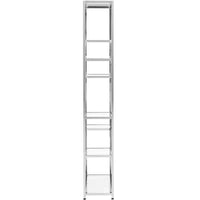 Bibliothèque chromée Benoit - SFV1101 - Chrome - Safavieh Couture