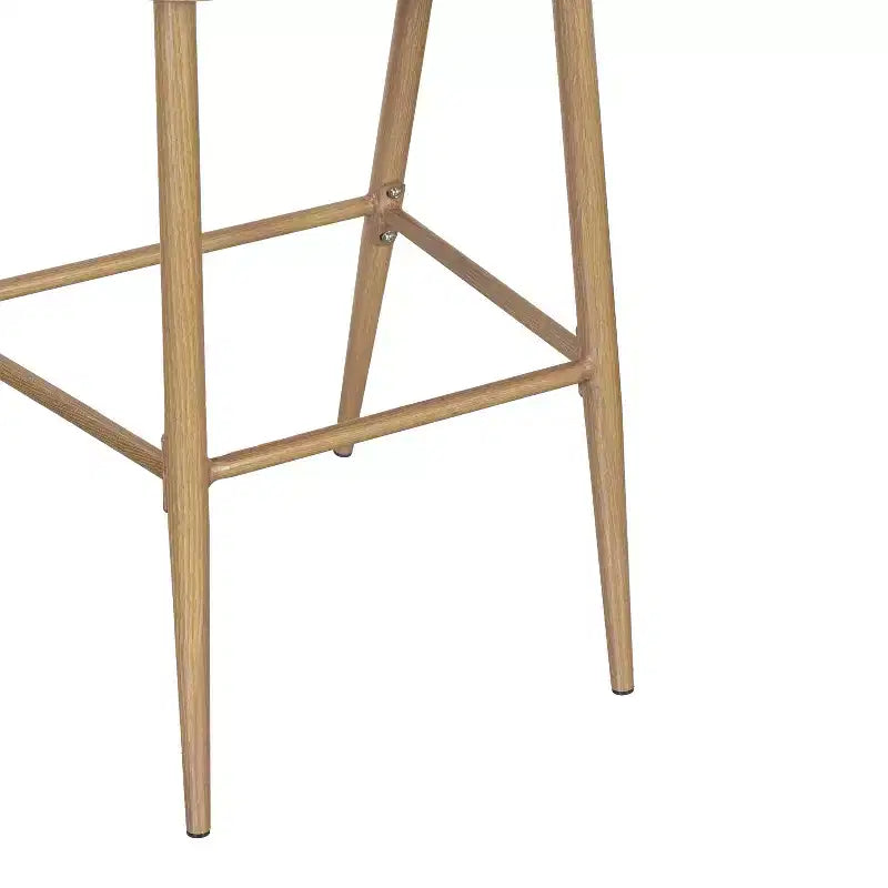 Christopher Knight Home Youssef Tabourets de bar extérieurs en aluminium et rotin 30 avec dossier festonné (lot de 2)