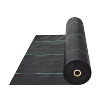 VEVOR Toile géotextile anti-mauvaises herbes, tissu de jardin robuste 3*300 pi, tissu de contrôle des mauvaises herbes en PP tissé, tissu pour allée, géotextile, noir