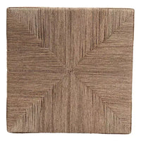 Table basse en jonc de mer naturel bali & pari Nakita style Japandi