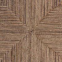 Table basse en jonc de mer naturel bali & pari Nakita style Japandi