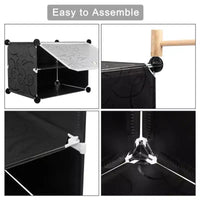 Karl Home | Meuble de rangement à chaussures empilable 72 paires