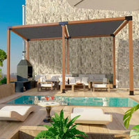VEVOR Kit de support de pergola 4''x4'' (taille intérieure 3,6x3,6), 2 pièces support d'angle robuste 4 directions, kit de base de poteau DIY