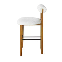 Christopher Knight Home Marvin Tabourets de bar polyvalents rembourrés en bois d'hévéa (lot de 2)