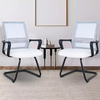 Home Imports Emporium chaise visiteur en maille, assise de réception ergonomique pour bureau ou hall, lot de 2/4/6/8