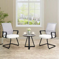 Home Imports Emporium chaise visiteur en maille, assise de réception ergonomique pour bureau ou hall, lot de 2/4/6/8