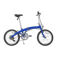 Vélo pliant Dahon MU D8 avec freins en V DAHON personnalisés (bleu brillant)