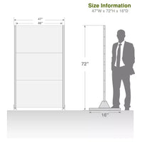 PexFix Panneau rectangulaire d'intimité extérieur 72 po x 47 po en acier galvanisé noir