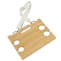 Sunnylife : Table de pique-nique portable - Le Weekend Natural - Support à snacks en bambou