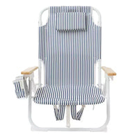 Sunnylife Chaise de plage Luxe - The Resort Coastal Blue, transat en tissu, sac isotherme