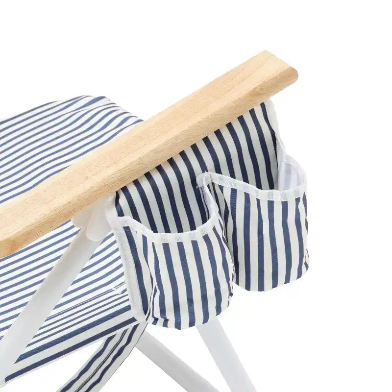 Sunnylife Chaise de plage Luxe - The Resort Coastal Blue, transat en tissu, sac isotherme
