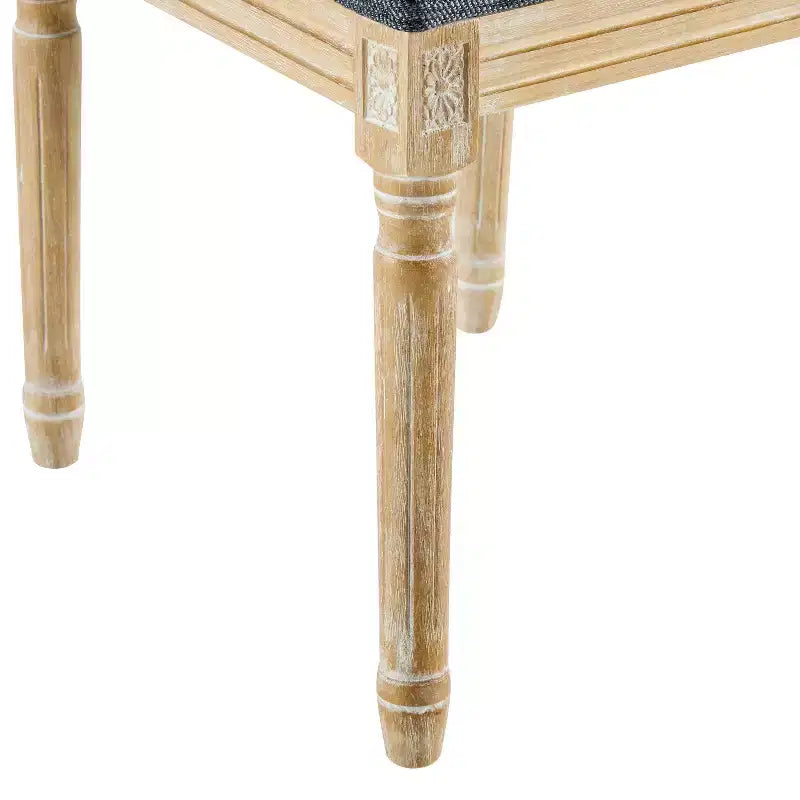 Christopher Knight Home Carina chaise de salle à manger rembourrée en bois d'hévéa style campagne française (lot de 6)