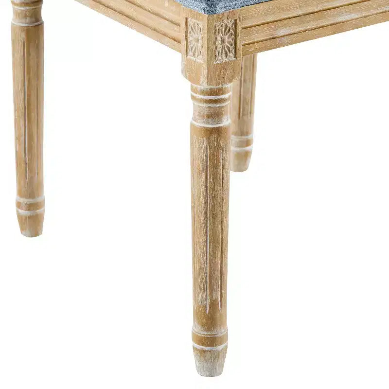 Christopher Knight Home Carina chaise de salle à manger rembourrée en bois d'hévéa style campagne française (lot de 6)