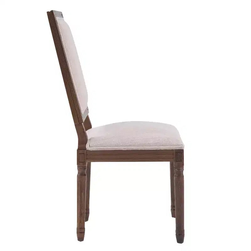 Christopher Knight Home Carina chaise de salle à manger rembourrée en bois d'hévéa style campagne française (lot de 6)