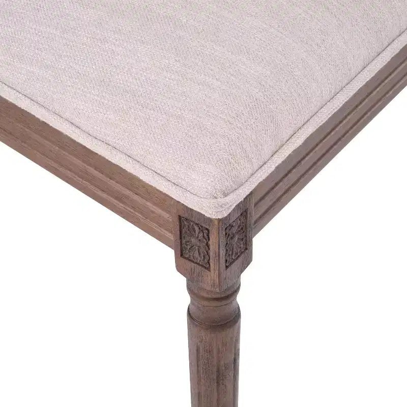 Christopher Knight Home Carina chaise de salle à manger rembourrée en bois d'hévéa style campagne française (lot de 6)