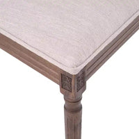 Christopher Knight Home Carina chaise de salle à manger rembourrée en bois d'hévéa style campagne française (lot de 6)