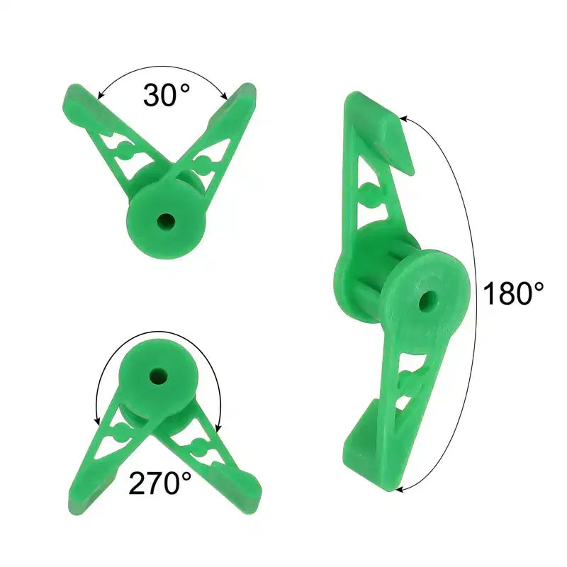 Unique Bargains 360 Degrés Tuteurs d'Entraînement de Tiges de Plantes Clips de Pliage de Plantes Réglables