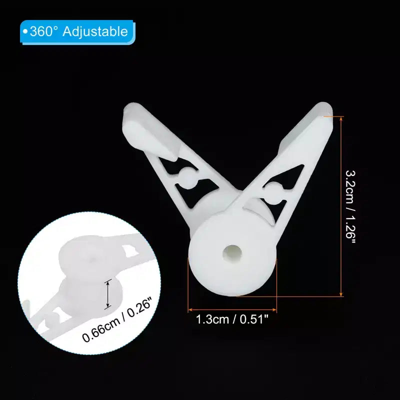 Unique Bargains 360 Degrés Tuteurs d'Entraînement de Tiges de Plantes Clips de Pliage de Plantes Réglables
