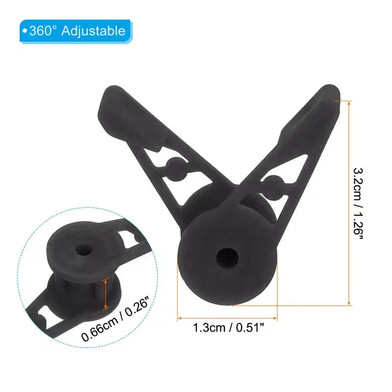 Unique Bargains 360 Degrés Tuteurs d'Entraînement de Tiges de Plantes Clips de Pliage de Plantes Réglables