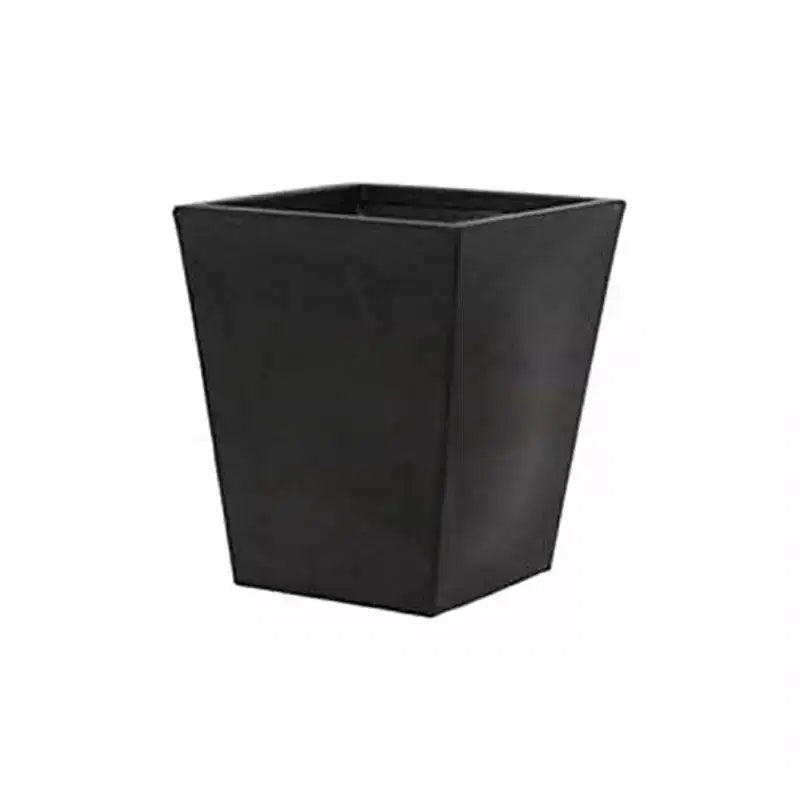 Jardinière carrée Tusco Products Cosmopolitan Collection, noire, 45,7 cm