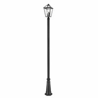 Lampadaire extérieur Talbot à 3 ampoules - Aluminium noir, intensité variable, résistant aux intempéries, 10 x 113,75