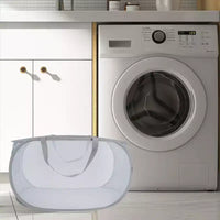 Unique Bargains panier à linge pliable simple couche 22.83x14.17x14.17 1 pc
