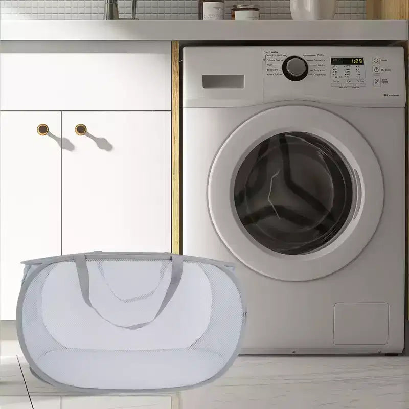 Unique Bargains panier à linge pliable simple couche 22.83x14.17x14.17 1 pc