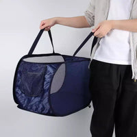 Unique Bargains panier à linge pliable simple couche 22.83x14.17x14.17 1 pc