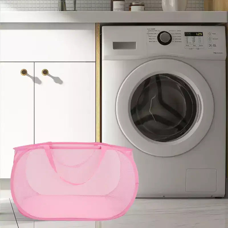 Unique Bargains panier à linge pliable simple couche 22.83x14.17x14.17 1 pc