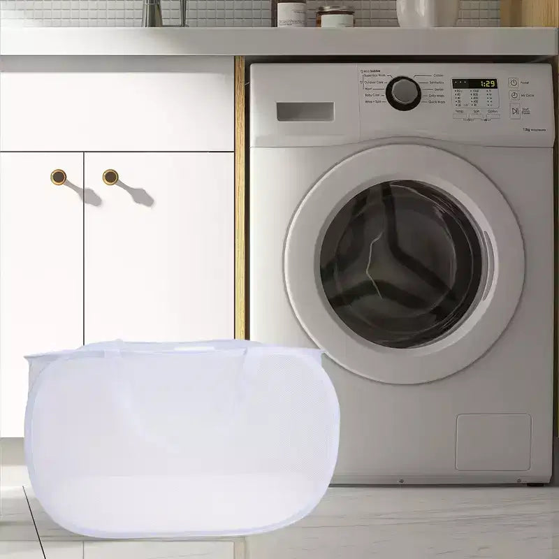 Unique Bargains panier à linge pliable simple couche 22.83x14.17x14.17 1 pc