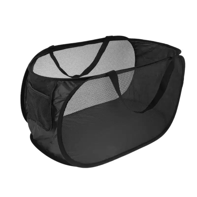 Unique Bargains Folding Single Layer Laundry Basket 22.83x14.17x14.17 1 Pc